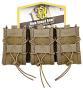 High Speed Gear TACO Molle Shingle Triple AR-15 Magazine Pouch, Coyote Brown