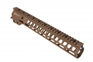 Geissele Automatics Super Modular Rail MK14 15" M-Lok Free Float Handguard with Low Profile Gas Block, Desert Dirt Color Geissele Automatics Super Modular Rail MK14 15" M-Lok Free Float Handguard with Low Profile Gas Block, Desert Dirt Color