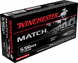 Winchester Match 5.56 77 Grain Ammo with Sierra Matchking Bullets Winchester Match 5.56 77 Grain Ammo with Sierra Matchking Bullets