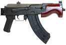 Century International Arms Micro Draco AK-47 7.62x39 Pistol with Russian Red Furniture Century International Arms Micro Draco AK-47 7.62x39 Pistol with Russian Red Furniture