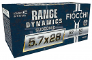 Fiocchi Range Dynamics Subsonic 5.7mmX28mm 62 Grain Ammunition 50 Rounds Fiocchi Range Dynamics Subsonic 5.7mmX28mm 62 Grain Ammunition 50 Rounds