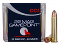 CCI Gamepoint 22 Mag 40 Grain JSP Ammunition 50 Rounds CCI Gamepoint 22 Mag 40 Grain JSP Ammunition 50 Rounds