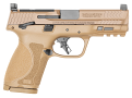 Smith & Wesson M&P 9 M2.0 Compact Flat Dark Earth 9mm Pistol with Manual Safety Smith & Wesson M&P 9 M2.0 Compact Flat Dark Earth 9mm Pistol with Manual Safety