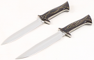 Fred Carter Fighter Fixed Blade Knives - Set of Two Fred Carter Fighter Fixed Blade Knives - Set of Two