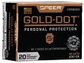 Speer Gold Dot 45 ACP 230 Grain Hollow Point, 20 Rounds