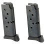 Ruger LCP II Magazine 380 ACP 6 Rounds Finger Rest, 2 Pack Ruger LCP II Magazine 380 ACP 6 Rounds Finger Rest, 2 Pack