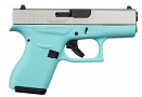 Glock 42 Apollo Custom Robin's Egg Blue Cerakote 380 ACP Pistol Glock 42 Apollo Custom Robin's Egg Blue Cerakote 380 ACP Pistol