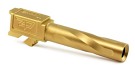 Zaffiri Precision Glock 19 Gen 1-4 Flush Barrel and Crown Barrel- Gold TiN Zaffiri Precision Glock 19 Gen 1-4 Flush Barrel and Crown Barrel- Gold TiN