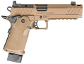 Springfield Armory 1911 DS Prodigy Compensated AOS 5" 9mm Pistol with Coyote Brown Cerakote Finish
