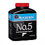 Accurate No. 5 Handgun Powder 1 lb Canister Accurate No. 5 Handgun Powder 1 lb Canister