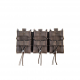 High Speed Gear TACO Molle Shingle Triple AR-15 Magazine Pouch, Black