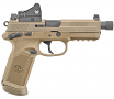 FN FNX Tactical Flat Dark Earth 45 ACP Pistol with Vortex Viper Red Dot Sight FN FNX Tactical Flat Dark Earth 45 ACP Pistol with Vortex Viper Red Dot Sight