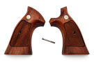 Smith & Wesson Factory Original K or L Frame Square Butt Wood Grips - Vintage Grips Smith & Wesson Factory Original K or L Frame Square Butt Wood Grips - Vintage Grips
