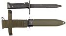GI Imperial US M5A1 Bayonet with German M8A1 Scabbard GI Imperial US M5A1 Bayonet with German M8A1 Scabbard