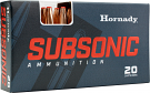 Hornady Subsonic 450 Bushmaster 395 Grain Sub-X Ammo, 20 Rounds Hornady Subsonic 450 Bushmaster 395 Grain Sub-X Ammo, 20 Rounds