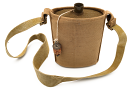 WW2 Era British Mark VII Canteen With Pattern 37 Carrier - Vintage Militaria