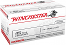 Winchester USA 45 ACP 230 Grain Full Metal Jacket Value Pack, 100 Rounds Winchester USA 45 ACP 230 Grain Full Metal Jacket Value Pack, 100 Rounds