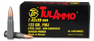 TulAmmo 7.62 X 39 122 Grain FMJ Ammo, 40 Rounds