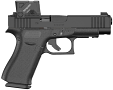 Glock 48 MOS Black 9mm Pistol with Aimpoint COA 3.5 MOA Red Dot Sight Glock 48 MOS Black 9mm Pistol with Aimpoint COA 3.5 MOA Red Dot Sight