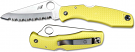 Spyderco C91SYL Pacific Salt Folding Knife Yellow Spyderco C91SYL Pacific Salt Folding Knife Yellow