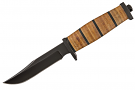 Buck 117 Small Brahma Black Blade Fixed Blade Knife Buck 117 Small Brahma Black Blade Fixed Blade Knife