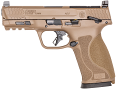 Smith & Wesson M&P 10mm M2.0 Optics Ready 10mm Compact Pistol with Thumb Safety and Flat Dark Earth Finish Smith & Wesson M&P 10mm M2.0 Optics Ready 10mm Compact Pistol with Thumb Safety and Flat Dark Earth Finish