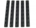 Bravo Company BCM KeyMod 5.5" Keymod Rail Covers 5 Pack Black