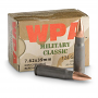 Wolf Military Classic 7.62X39 124 Grain Full Metal Jacket Ammo, 20 Rounds