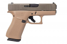 Glock 43X Apollo Custom Cerakote Davidson's Dark Earth and Patriot Brown Exclusive 9mm Pistol Glock 43X Apollo Custom Cerakote Davidson's Dark Earth and Patriot Brown Exclusive 9mm Pistol