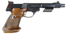 High Standard 106 Supermatic Trophy Military Model 22LR Pistol - Used in Good Condition with Box High Standard 106 Supermatic Trophy Military Model 22LR Pistol - Used in Good Condition with Box